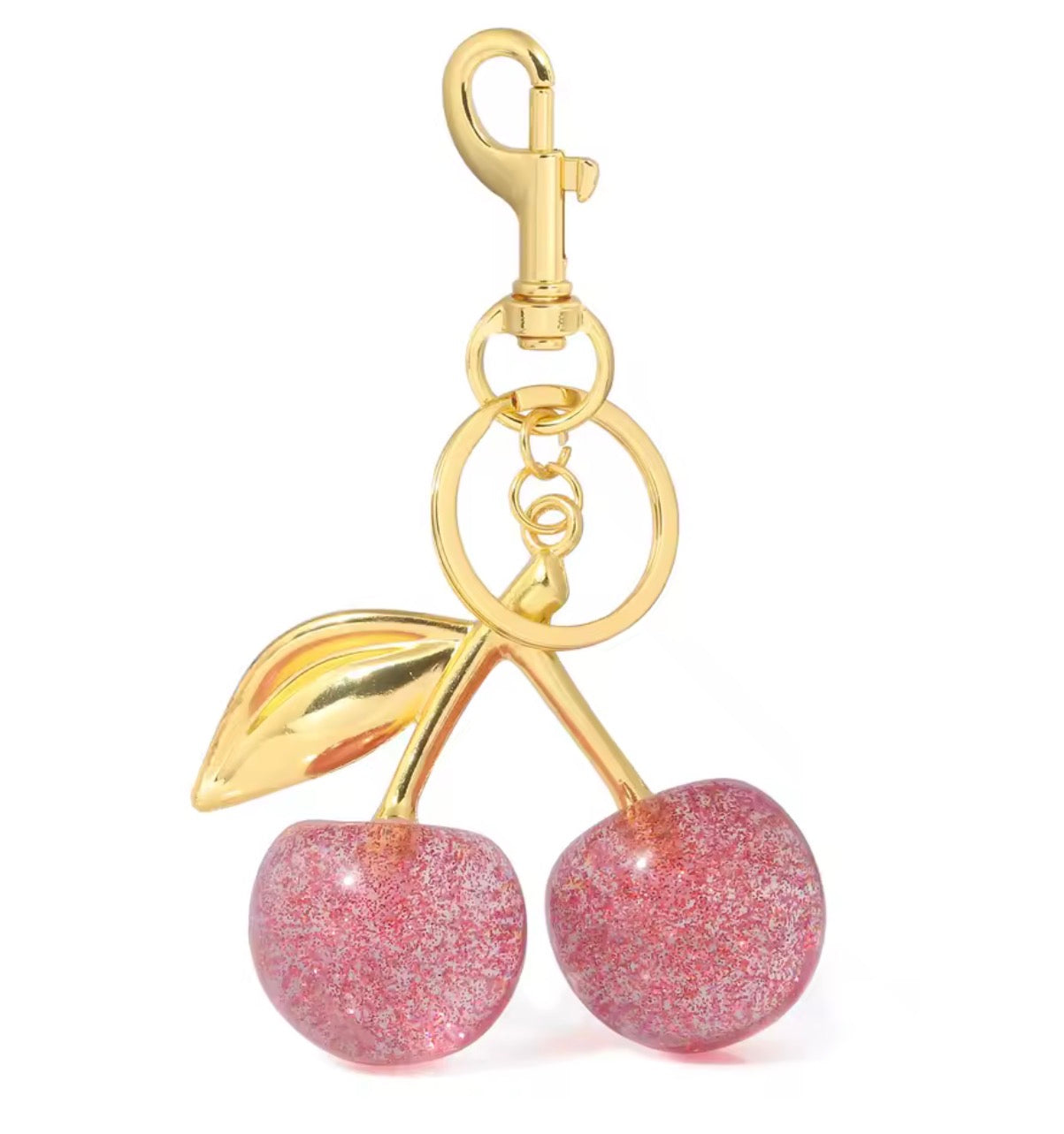 Support Téléphone mini format poche avec porte clé CERISES