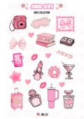 GIRLY COLLECTION (22 mini autocollants)